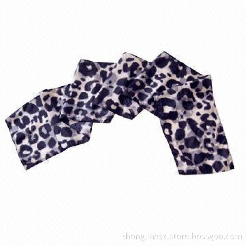 Silk scarf, printed, made of 100% silk, various colors are available